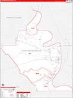 W. Baton Rouge Parish (), La Carrier Route Wall Map